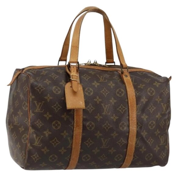 LOUIS VUITTON Monogram Sac Souple 35 Boston Bag - Picture 1 of 15